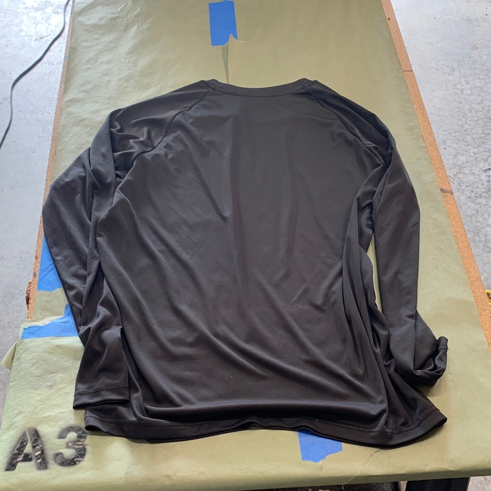 Boys Black Long Sleeve dri-fit Shirt - Picture 2 of 3